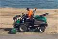 Council defends 'bonkers' video of mower at work on 'bare ground'