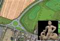 Work to start on new A2 roundabout with Roman statue at its centre