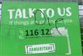 Woman's disgust at offensive words on Samaritans posters 