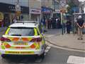 Shoppers 'stand still' after disturbance in town centre