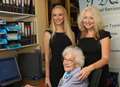 Relative success: mum, daughter and even gran, 91, keep firm going 