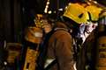 Firefighters called to flat blaze