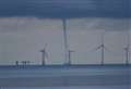 Incredible moment rare spinning vortex hits Kent coast