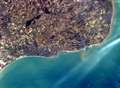 How Dover looks from the International Space Station