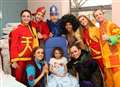 Panto stars bring festive cheer to young patients 