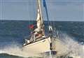 Yacht crew saved from wind