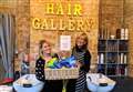 Hairdressers collecting sanitary products this Valentine's
