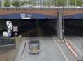 Rush hour delays at tunnel
