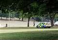 Park cordoned off after young man seriously assaulted