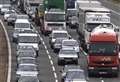 Motorway crash sparks delays