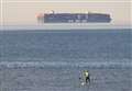 World's biggest container ship sails back home