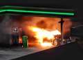 Arson suspect arrested after petrol station blaze