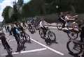 Youths cycle into oncoming traffic in shocking video