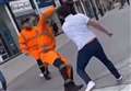 Arrests after high street brawl between bin men