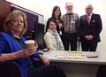 Tea and chat for crime commissioner at new support centre