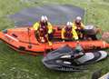 Lifeboat crew rescue trio on jetski