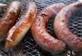 Dogs eat sausages laced with poison