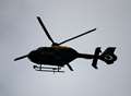 Man arrested after helicopter search