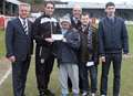 Whites give Cup cash to help charity playscheme 