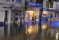 Flash floods in town centre as storm strikes
