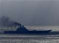 Russian warships off Kent coast
