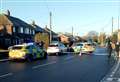 Elderly pedestrian in serious condition after collision outside pub