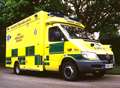Driver suffers facial injuries after two car crash