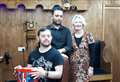 Barber gives day's takings to charity