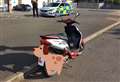 Moped seized after rider goes wrong way at roundabout