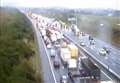 Emergency repairs result in M25 gridlock