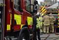 Discarded match causes blaze