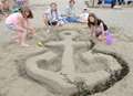 Super sand sculptures liven up Kent beach 