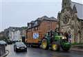 Farmers station tractors at Tesco in protest over cheap imports
