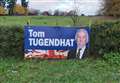 Pranksters target candidate's banners - again