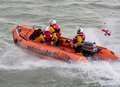 Lifeboat crews take on two missions at once