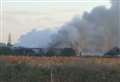 Firefighters remain at industrial estate blaze