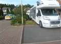 Immigrant discovered tied beneath motorhome