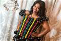 Quirky balloon dress created in black history tribute