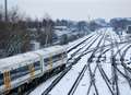 Rail delays after train breaks down in the snow