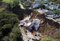 Families advised to move after cliff collapse
