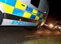 Motorcyclist 'serious' in hospital after crash