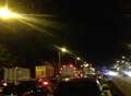 Delays on M20 after crash involving '12 lorries'