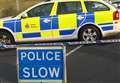 Road closed by police after accident