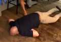 Man knocks himself out in pub performing back flip