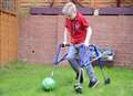 Disabled schoolboy's frame footy success