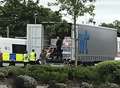 Suspected migrant seen in lorry