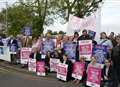 Thousands due at hospital protest