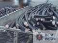 Man arrested over copper cable theft 