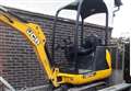 £10k digger stolen from drive