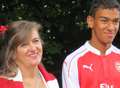 Mum who had Arsenal-themed wedding crowned most avid fan